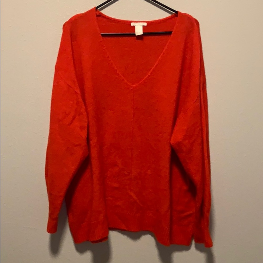Women’s H&M Oversized Red Sweater